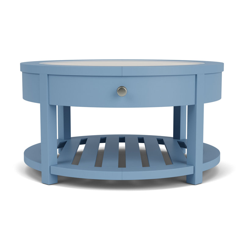 Table basse Kishia, Bleu