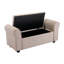 Axelrad Fabric Upholstered Storage Bench-1508445677