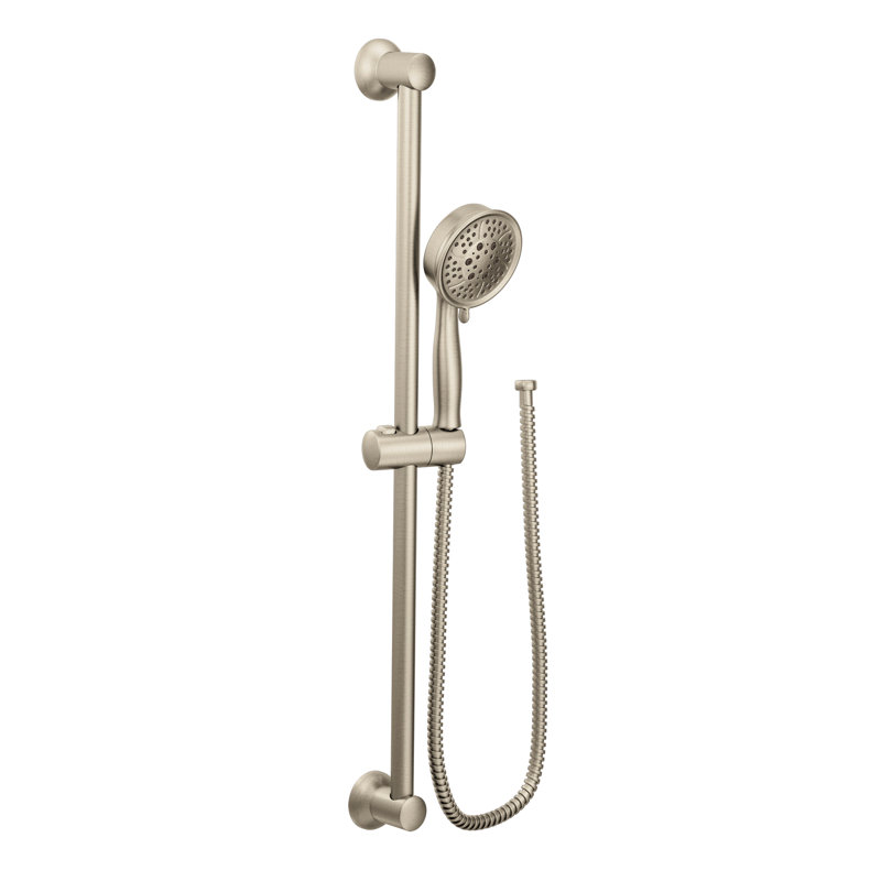 Pomme de douche à main multifonction, Nickel brossé
