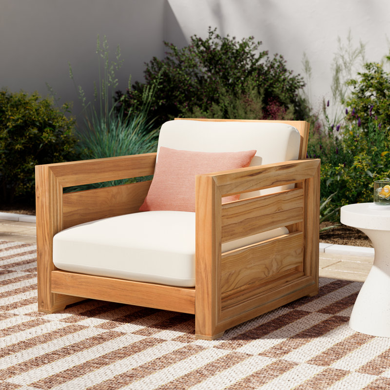 Baela Teak Patio Chair with Cushions