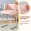 Tabouret de bar rembourré en similicuir (ensemble de 2)-1626211977-1639645355