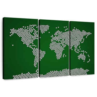 Aliaz Football Soccer Balls World Map