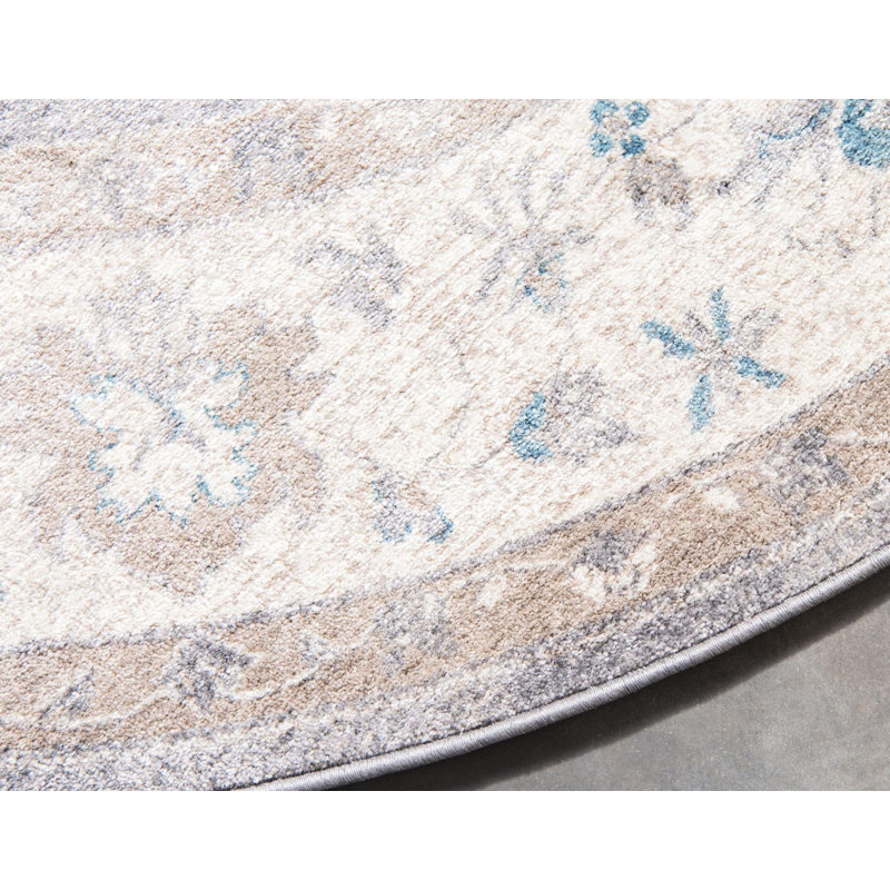 Passyunk Oriental Indoor Rug, Round 5'