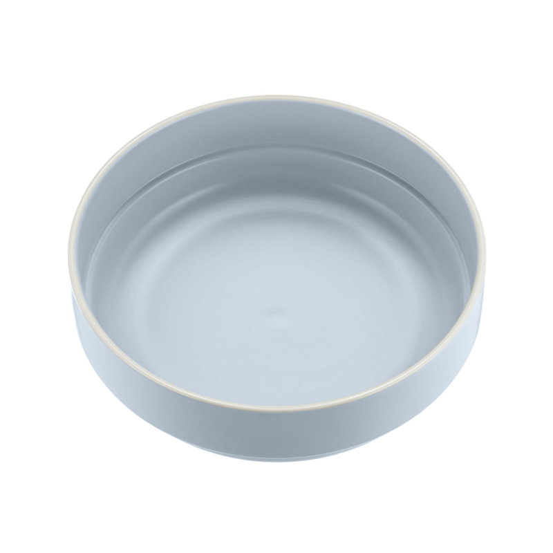 Set Of Stoneware Pasta Bowls, Blue