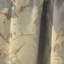 Beige And Gold Marble Lightning III - Abstract Shapes Blackout Abstract Curtain - 1 Panel-107808569