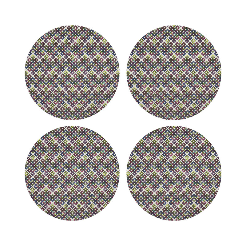 Impressionism Infinity Knot Original Pebble 16" Vinyl Placemat