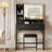 Vanity Desk With Mirror, 3 Adjustable Lighting Mode Makeup Vanity-578819128