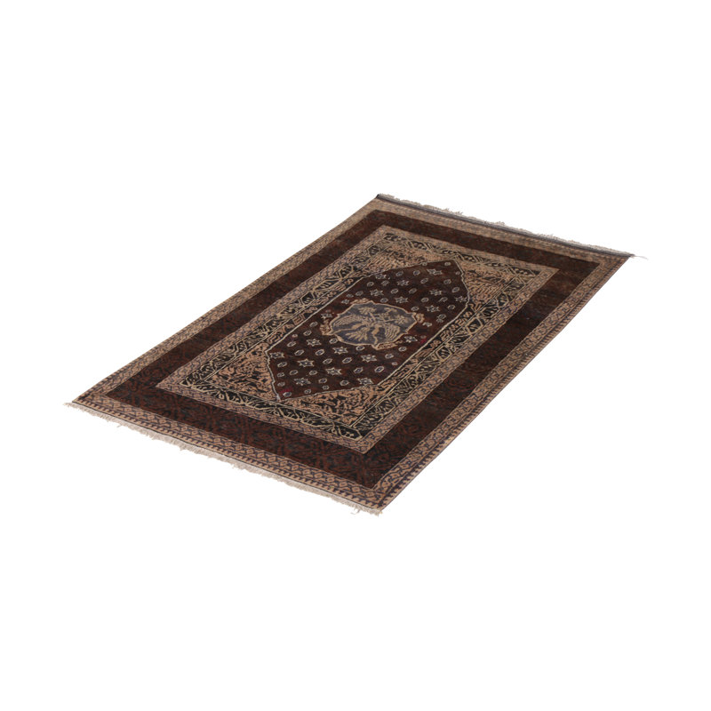 One-of-a-Kind 4’2" X 6’ Hand Knotted Area Rug