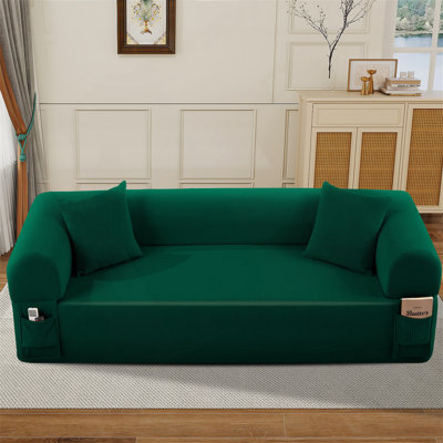Spring Sofa With High-Quality Fabric, Pillows & Storage - Pocketed Springs, High-Density Foam