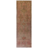 Vintage Turkish Village Rugs One-of-a-Kind Runner 3' X 9'5" Area Rug