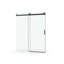 Porte de douche à porte coulissante simple sans cadre avec verre trempé de 3/8 po de l 56 à 60 po x H 76 po
