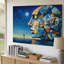 Reproduction d'art sur toile, "Inspiré d'un cubiste"-1059164058