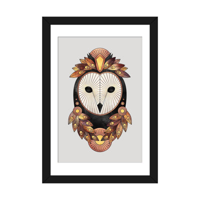 « hibou ii », impression sur toile