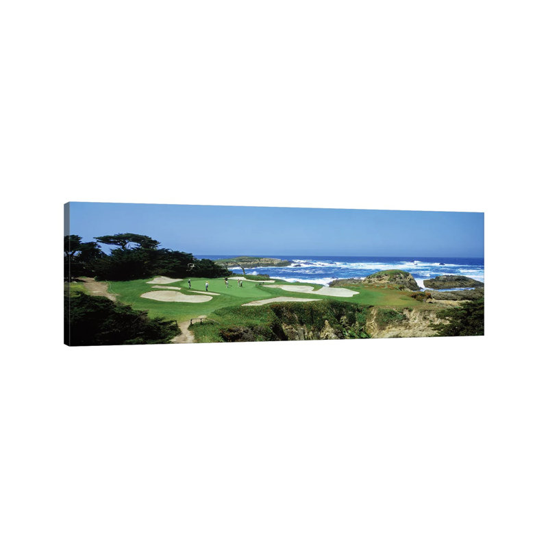 Cypress Point Golf Course, Pebble Beach, CA USA - impression d'art mural encadrée, Toile tendue, Ne s’applique pas