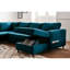 7 Seater Velvet Sofa Bed-70958669-70958679