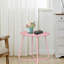 Table d'extérieur en fer rose