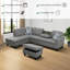 Repose-pieds lin avec rangement-98306007