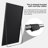 Vertell Oversize Rectangle Full Length Mirror Metal Mirror for GYM/ Bedroom with Stand