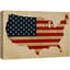 Drapeau rétro sur États-Unis d'Amérique sur toile-94537218