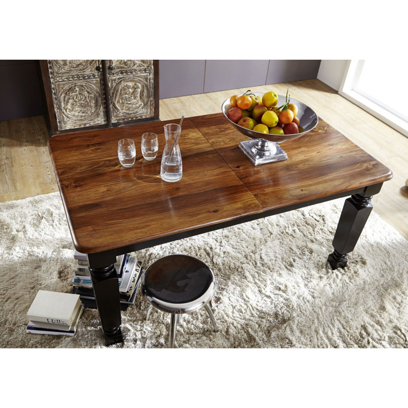 New Boston Extendable Solid Wood Dining Table, H76 x L200 x W100cm