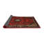 Tapis traditionnel rouge / noir-710748576