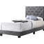 Charmant lit simple de rangement gris avec confort - Assemblage rapide, structure solide, s'adapte à toutes les chambres, H 47 po x P 77 po x l 42 po pour une conception décontractée et optimale de toute chambre à coucher