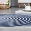 Tapis lavable Modern Geometric Lines pour chambre à coucher, salle à manger et salon-464712177-464712187