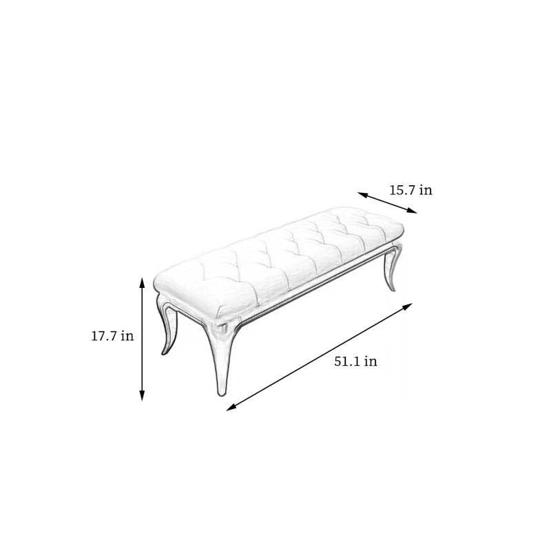 Tabouret de chevet beige