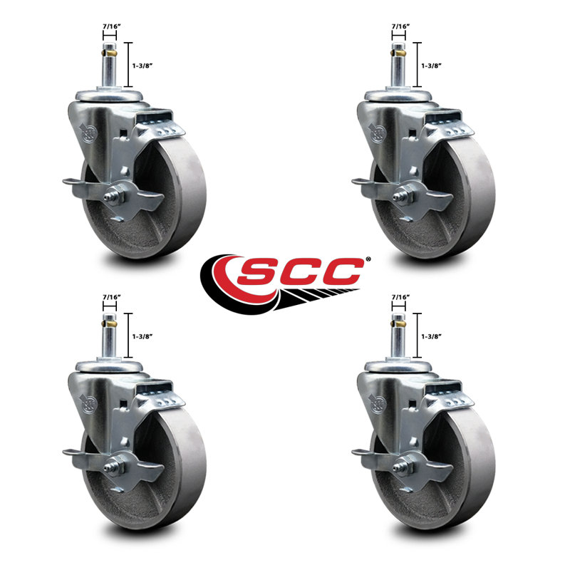 Roulettes à tige Grip Ring
