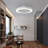 19-Inch Low Profile Ceiling Fan With Light, Flush Mount, 5 Transparent Blades, Matte Finish, Dimmable Dual LED, Remote , For Bedroom, Living Room, Kitchen-848952074