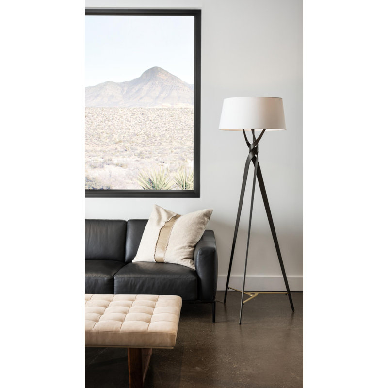 Tryst Floor Lamp, Vintage Platinum, Bronze