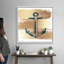Ancre or brossé-impression sur toile-998709800-998709778