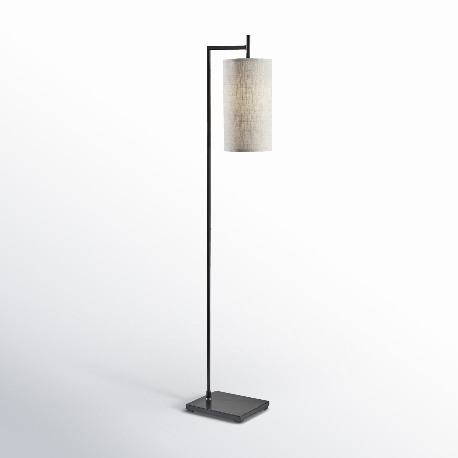 Elina 65'' Floor Lamp, Black, Beige