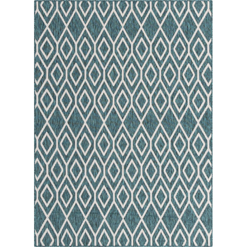 Turks and Caicos Indoor/Outdoor Rug, Rectangle 5'3" x 8'