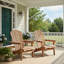 Ensemble de 2 chaises pliantes d'extérieur Adirondack