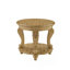 Ensemble de table basse de salon, table basse et deux tables d'appoint pour bureau, salon, appartement, petit espace, assemblage facile, naturel antique