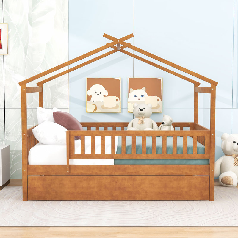 Quiogue Daybed with Trundle, Walnut, Twin