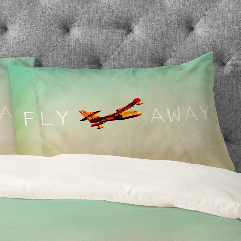 Happee Monkee Fly Away Pillowcase, Standard
