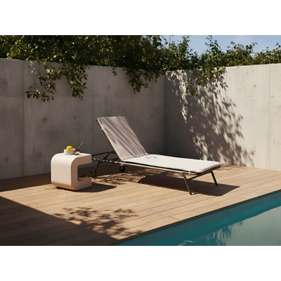 168cm Long Single Chaise with Cushions