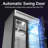 Coolake 40" W 36 Cu.ft. Commercial Display Freezer, Stainless Steel Commercial Merchandiser Freezer With 2 Glass Door, Fan Cooling Upright Merchandiser Freezer For Stores, Flower Shop, Delis, Office