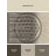 Tapis moelleux moelleux d'inspiration mondiale Earls - beige-1678084558