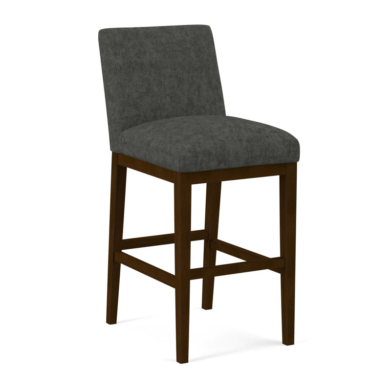 Upholstered Stool, 61536-78, Pecan