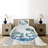 Peacock Eclectic Polyester Coverlet-192424841