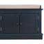 Banc de rangement avec 4 portes et tablettes réglables-1318077772