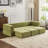 Multi-Functional Convertible Sectional Sofa with Storage Ottomans & High-Resilience Foam Sleeper, Space-Saving Design for Studio Apartments & Home Offices?-1508758714