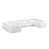 Cuir véritable blanc est en rupture de stock