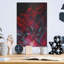 Orren Ellis «Red Inferno» par Epic Portfolio, art mural en métal-282851240