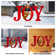 36"H Distressed Metal Christmas JOY Angel Yard Stake or Standing Decor or Wall Decor