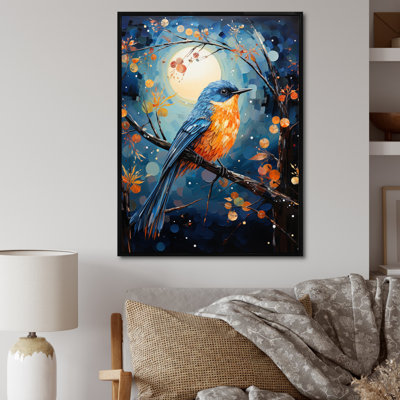 Oiseaux, oiseaux de lune, reproduction sur toile