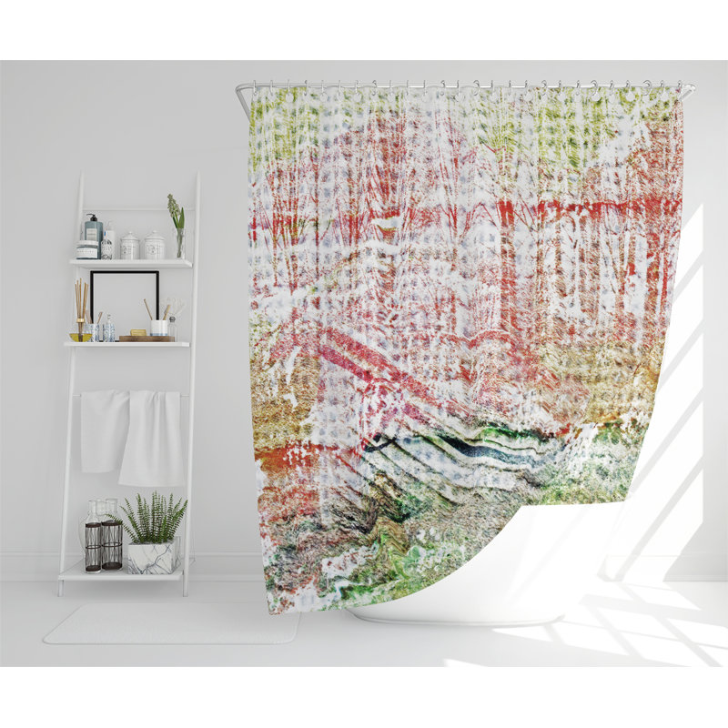 Washed Up Designer Shower Curtain